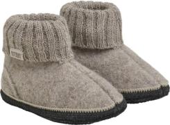 Huttelihut Slippers Wool Camel Melange Hjemmesko Str 29 - Uld hos Maga...