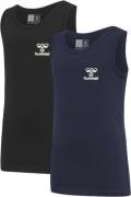 Hummel Hmlnolan Tank TOP 2pack Str 98-104 - Blå Undertrøjer hos Magasi...