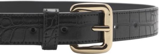 MANGO Crocodile Effect Belt L - Bælter hos Magasin