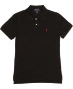 Polo Ralph Lauren Custom Fit Cotton Mesh Polo Str S Drenge - Sort Polo...