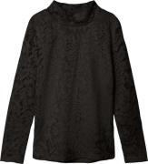 Name It Nkfrydia LS Mock Neck LS TOP Str 116 - Blå Bluser hos Magasin