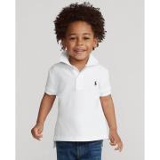 Polo Ralph Lauren Cotton Mesh Polo Shirt Str 5 / 5 år - Hvid Poloer ho...