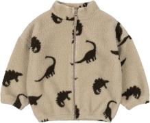 Konges Sløjd Jody Teddy Jacket GRS Str 12M - Dino Silhouette Fleece Bo...