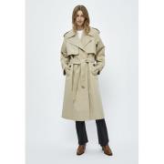 Minus Andrea Trenchcoat Kvinde Feather Gray Trenchcoats Str 40 - hos M...