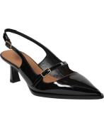 Billi Bi Pumps A7465 Kvinde Sort Slingbacks Str 40 - hos Magasin