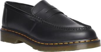 Dr. Martens Penton Black Smooth Kvinde Black Loafers Str 40 - hos Maga...