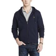 Polo Ralph Lauren Doubleknit Hoodie Mand Blå Hoodies Str L - hos Magas...