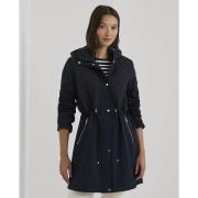 Lauren Ralph Lauren Quiltedtrim Hooded Jacket Kvinde Dk Navy Parkaer S...