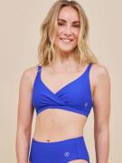 Cartel Copenhagen Istana Draperet Bikini top Cartel Blue Bikinitoppe S...