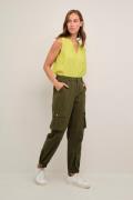 Cream Crcharlot Ankl Pant Kvinde Burnt Olive Cargo Bukser Str 40 - hos...