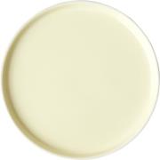 Studio About Plate, Medium, 2 PCS, Clay Ivory, Glaze Light Yellow, 185...