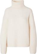 Selected Femme Slfgabella LS Alpaca Blend Knit Highneck Noos Kvinde Bi...