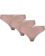 Calvin Klein Thong 3PK G-strenge Str S - hos Magasin