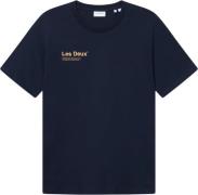 Les Deux Brody Tshirt 2. 0 Mand Navy Kortærmede T-shirts Regular Fit S...