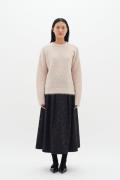 InWear Yanahiw Skirt Kvinde Black Midi Nederdele Str 40 - hos Magasin