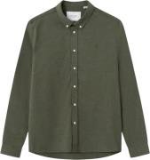 Les Deux Desert Reg Shirt Mand Olive Night Melange Langærmede Skjorter...