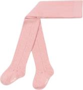 Konges Sløjd Wool Pointelle Tights Str 68-74 - Rose Strømpebukser Bomu...