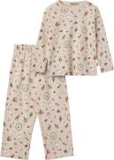 Wheat Pyjamas Madeline Str 2 år / 92 cm - Offwhite Holiday Nattøj Bomu...