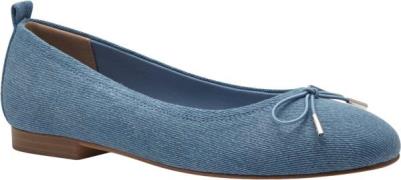 Tamaris 122188-42 Kvinde Denim Ballerinaer Str 40 - Denim hos Magasin