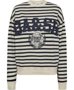 Ba&sh Sweatshirt Benjamin Kvinde Navy Sweatshirts Str S - hos Magasin