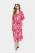 Saint Tropez Zaziasz Maxi Dress Kvinde Fuchsia Pink Rawleo Midi Kjoler...