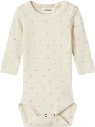 Lil' Atelier Nbfgago LS Slim Body LIL Noos Str 68 - Turtledove/heart L...