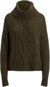 Lauren Ralph Lauren Crofter Ecols Sweater Kvinde Botanic Green Donegal...