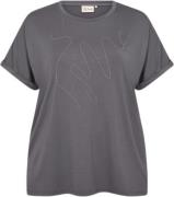 Wasabiconcept Wasibille 9 Kvinde 9700 Iron Grey Kortærmede T-shirts St...