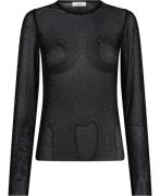 Envii Enstairs LS TOP 7192 Kvinde Black Rs Toppe Str L - hos Magasin