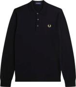 Fred Perry K4535 Mand Black Sweaters Str L - Bomuld hos Magasin