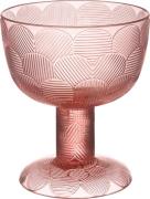 Iittala Miranda Skål på fod 14,5 cm Salmon Pink Salmon Pink Str 14,5 c...