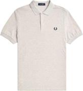 Fred Perry M6000 Mand Porridge M/anchor Grey Kortærmede Poloer Str L -...