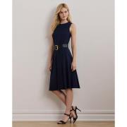 Lauren Ralph Lauren Modern Pontedress Kvinde Lighthouse Navy Midi Kjol...