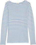 Marc O’Polo Tshirt, Long Sleeve, Boat Neck, st Kvinde Multi Kortærmede...