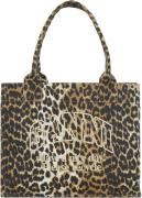 Ganni Large Easy Shopper Print ONE SIZE - Shoppere hos Magasin