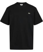 Lacoste Teeshirt Mand Sort Kortærmede T-shirts Str L - hos Magasin