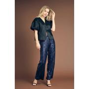 A-VIEW Alexi Sequin Pants Kvinde Navy Bukser Str 40 - hos Magasin