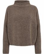 Filippa K Mika Yak Funnelneck Sweater Kvinde Taupe Sweaters Str L - ho...