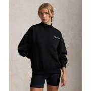 Polo Ralph Lauren Vintage Fleecelsl-sws Kvinde Sort Sweaters Str XS - ...