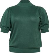 Kaffe Curve Kcregitta Turtleneck Pullover Kvinde Garden Topiary Langær...