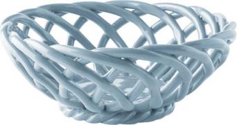 OCTAEVO Ceramic Basket Sicilia Small Light Blue Light Blue Str 18,5 x ...