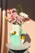 OCTAEVO Paper Vase Siena Mint Mint Str 26 x 0,05 x 29 - Vaser hos Maga...