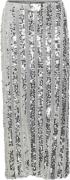 Vero Moda Vmefa HW 7/8 Skirt JRS Kvinde Silver/sequins Maxi Nederdele ...