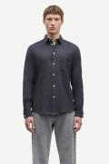 Samsøe Samsøe Liam NF Shirt 7383 Mand Black Mel. Langærmede Skjorter S...