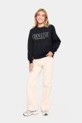 Saint Tropez Inezsz Sweatshirt Kvinde Black Langærmede Bluser Regular ...