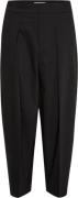 InWear Zellaiw Barrel Pant Kvinde Black Bukser Med Lige Ben Classic Fi...