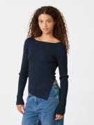 Neo Noir Janna Knit Blouse Kvinde Midnight Blue Sweaters Str 40 - hos ...