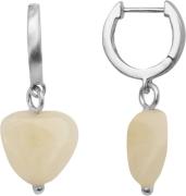 ByBiehl Soft Heart Hoop Creamr One size - Creoler hos Magasin