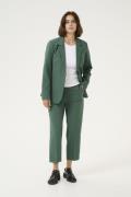 Kaffe Kasakura HW Cropped Pants Kvinde Garden Topiary Bukser Med Lige ...