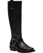 Shoe Biz Triton Kvinde Black Cowboy & Biker Str 39 - hos Magasin